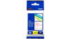 Brother 12mm Red on Clear Tape - 8 meters
