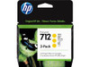 HP #712 29ml Yellow 3 Pack 3ED79A