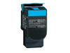 Lexmark 808SC Std Cyan Toner - 2,000 pages **Compatible**