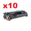 10 x Compatible HP No. 80X Toner Cartridge (CF280X) - 6,900 pages 10 x Compatible HP No. 80X Toner Cartridge (CF280X) - 6,900 pages