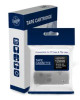 Compatible Brother TZe Label Blue Text on Clear Laminated Tape 12mm wide x 8 metres long TZe133
