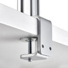 Atdec F Clamp Desk Fixing Silver