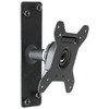 Atdec Spacedec Display Direct Wall Mount Black - Swivel mount. Max load 25kg. VESA 75x75 100x100