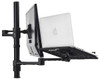 Atdec Notebook monitor arm combo mount - Black