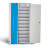 LapCabby Lyte 10 Wall Door | 10-Device Wall Mounted AC Charging Cabinet for Laptops, Tablets & Chromebooks up to 14" - Vertical
