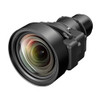 Panasonic Throw  0.550-0.690:1  
Zoom lens  12.31-15.43 mm