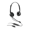 Grandstream GUV3000 Dual Ear USB Headset, Noise Canceling Microphone, HD Audio, 2m USB Cable, Suits Teams, Zoom, 3CX, Inline Controls