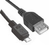 Astrotek Micro USB Male to USB Female OTG Adapter Converter Cable Black for Windows Samsung Android Tablet & Mobiles