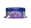Verbatim DVD+R DL 8.5GB 25Pk White Wide Inkjet 8x