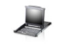 Aten Rackmount KVM Switch Single Rail 8 Port VGA PS/2-USB w/ 17' LCD Display, 2x Custom KVM Cables, 1280x1024@75hz Display, LED Illumination