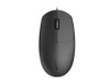 RAPOO N100 Wired USB Optical 1600DPI Mouse Black - No Driver Required/ Designed for Notebook Laptop Desktop PC (Buy 10 Get 1 Free)