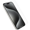 OtterBox Premium Glass Antimicrobial Apple iPhone 15 Pro (6.1') Screen Protector Clear - (77-93942), DROP+ 3ft Protection, Anti-Scratch