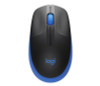 Logitech M190 Full-Size Wireless Mouse - BLUE from up to 10 meters away 1000 dpi,ONE AA- 18 months of worry-free usage