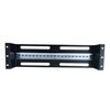 LDR Rackmount Din Rail, Black Metal Construction, 35mm International Din Rail