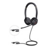 Yealink UH37 Dual MicrosoftTeams Certified USB Wired Headset USB-C/A PROFESSIONAL USB HEADSET Dual Noise-Cancelling, USB-C to USB-A adapter