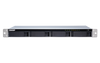 QNAP TS-431XeU-2G, 4-Bay quad-core 1.7 GHz short-depth rackmount NAS with 100W power supply, 2GB DDR3 SODIMM RAM (max 8GB), SATA 6Gb/s