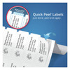 Avery InkjetLabel J8160 21UP Pack of 25- Quick Peel Address Labels with Sure Feed 63.5 x 38.1 mm, Inkjet, Permanent