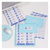 Avery InkjetLabel J8156 45UP Pack of 50 - Quick Peel Address Labels with Sure Feed 58 x 17.8 mm, Inkjet, Permanent