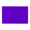 Marbig Wallet Foolscap Slimpick Bright Purple Pack of 10