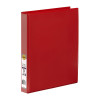 Marbig Insert Binder Clearview A4 2D Ring 25mm Red