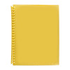 Marbig Display Book Refillable A4 Clearview 20P Transparent Yellow