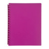 Marbig Display Book A4 Refillable Pink