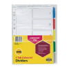 Marbig Dividers Ring Multi Clr PP A4 5Tab