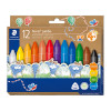 Staedtler Round Wax Crayon 14mm Box of 12