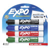 Expo Whiteboard  Marker Bullet Tip Assorted Pack of 4 Box of  6