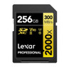 Lexar Professional 2000x 256GB SDHCSDXC UHS-II Card GOLD Series 256GB – C10, UHS-II (U3), V90, up to 300MB/s read, 260MB/s write