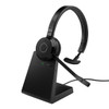 Jabra Evolve 65 TE Link390a Teams Mono Stand Bluetooth Headset, 16-hour battery life, 30-metre wireless range, Passive Noise Cancellation, Busy Light