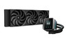DeepCool MYSTIQUE 360 LCD Liquid Cooler 360mm 5th Gen Pump 3400RPM AIO 2.8' 640x480 TFT LCD Screen Anti-Leak Tech FT12 SE PWM Fans, Grey and Black
