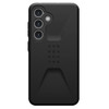 UAG Civilian Samsung Galaxy S24 5G (6.2') Case - Black (214437114040), 20 ft. Drop Protection (6M), Armored Shell, Raised Screen Surround, Rugged