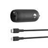 Belkin BoostCharge 30W USB-C PD Car Charger + USB-C to Lightning Cable (1M) - Black (CCA004bt1MBK-B5), USB-IF Certified, CEW $2500, 2 Years Waranty