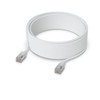 Ubiquiti UniFi Premium Patch Cable, 15M, White, Ultra-thin Braided Patch Cable, Designed And Optimized For 10 GbE Networking.