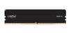 Crucial Pro 32GB (1x32GB) DDR5 UDIMM 6000MHz CL40 Black Heat Spreaders Overclocking Support Intel XMP AMD Ryzen Desktop PC Gaming Memory