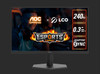 AOC 23.8' IPS 1920 × 1080 FHD, 240Hz, HDR10, 0.3ms,Adaptive Sync,HDMI 2.0 × 1, DisplayPort 1.4 × 1, Gaming Monitor