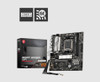 MSI B650M BOMBER WIFI AMD AM5 MATX Motherboard, 2x DDR5 ~128GB, 1x PCI-E x16, 2x M.2, 4x SATA,  6x USB 2.0