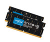 Crucial 128GB (2x64GB) DDR5 SODIMM 5600MHz CL46 Desktop PC Memory