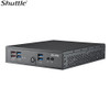 Shuttle DS50U Slim Mini PC 1.3L Barebone - Celeron 7305, 2x DDR5, 2x M.2 2280, HDMI, DP, VGA, COM, 2 x LAN, (5G LTE optional), 90W, fanless