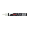 Uni Chalk Marker Bullet White