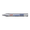 Uni Paint Marker Bullet PX20 Silver Box of 12