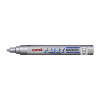 Uni Paint Marker Bullet PX20 Silver Box of 12