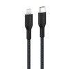 Belkin BoostCharge Pro Braided Lightning to USB-C Cable (1M) - Black (CAA022FQ1MBK),3A/15W, 480Mbps,350K+ Bends,Apple, MFI-Certified, 2 Years Warranty