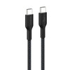 Belkin BoostCharge Pro Braided USB-C to USB-C Cable (1M) - Black (CAB025FQ1MBK), 5A/240W, 480Mbps, 350K+ Bend, USB-IF Certified, 2 Years Warranty