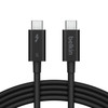 Belkin Connect Thunderbolt 5 USB-C to USB-C Cable (1M) - Black (INZ005fq1MBK), 5A/240W, 80Gbps, 8K or 4K@540Hz, Durable, 2 Years Warranty