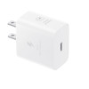 Samsung 25W GaN USB-C Fast Wall Charger - White(EP-T2510NWEGAU),1x USB-C,Supports up to 25W,Compact & Travel-Ready,1 Year Warranty