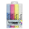 Liquid Chalk Marker Texta Dry Wipe 15mm Jumbo Chisel Assorted Wallet 4