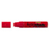Liquid Chalk Marker Texta Dry Wipe 15mm Jumbo Chisel Card of 1 Red