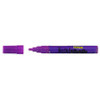 Liquid Chalk Marker Texta Dry Wipe 4.5mm Bullet Card of 1 Purple